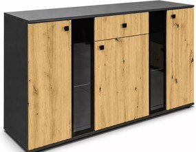 Komoda Salor w kolorze Dąb Artisan + Matera do salonu