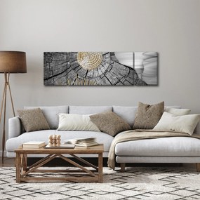 Obraz - Pień drzewa w kolażu (170x50 cm)