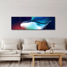 Obraz - Wieloryb w kosmosie (170x50 cm)