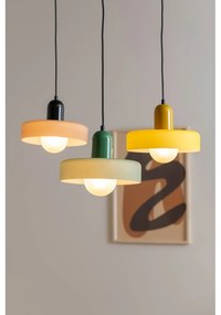 Szara lampa wisząca ø 25 cm Opaco Grato – Leitmotiv