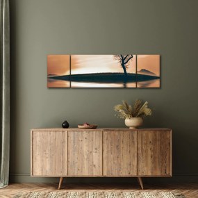 Obraz drzewa na wyspie (170x50 cm)