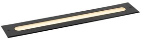 Zewnetrzna Nowoczesny klosz ogrodowy czarny 50 cm z LED IP65 - Eline Nowoczesny Oswietlenie zewnetrzne