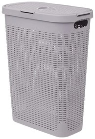 Wysoki kosz na pranie z plastiku, 40 l