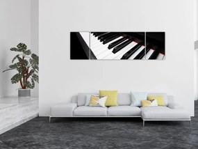 Obraz klawiszy fortepianu (170x50 cm)