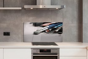 Szklany Panel Pędzle Malarskie