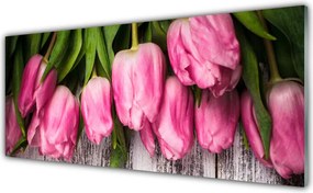 Panel Szklany do Kuchni Wiosenny Powiew Tulipanów