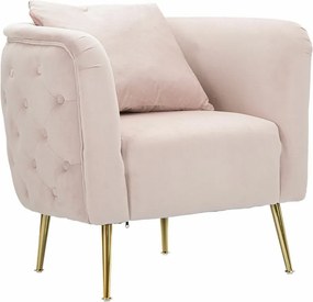 Fotel Bucharest Pink Cm 76X74X73