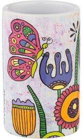 Wenko Ceramiczny kubek na szczoteczki Rollin'Art Full Bloom