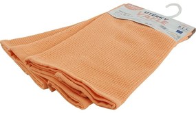 B.E.S. Petrovice Ścierka kuchenna gofrowana morelowy, 40 x 60 cm, zestaw 3 szt.