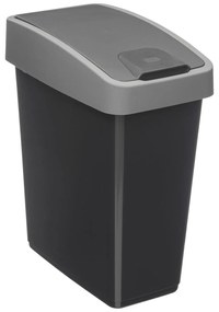 Kosz na śmieci z plastiku z recyklingu, 45 l