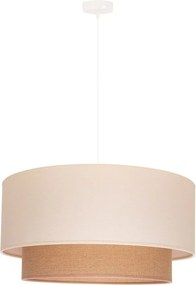 Lampa wisząca Boho z podwójnym abażurem