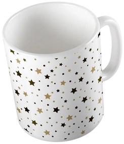 Biały ceramiczny kubek ze świątecznym motywem 330 ml – Butter Kings