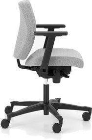 Obrotowe krzesło do biura Bjarg Swivel Chair LB UPH niskie oparcie