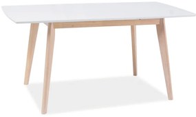 PROMOCJA Biały stół jadalniany COMBO II 120(160)X80, rozkładany II. gatunek