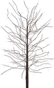 Zewnetrzna Świąteczna lampa podłogowa brązowa drzewko 180 cm z diodami LED i timerem IP44 - Ki Oswietlenie zewnetrzne