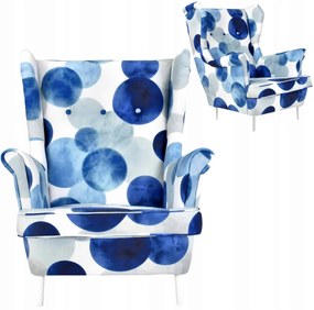 Fotel uszak skandynawski Ari Print Family Meble