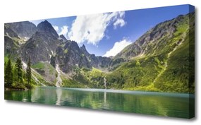 Obraz Canvas Góra Jezioro Krajobraz