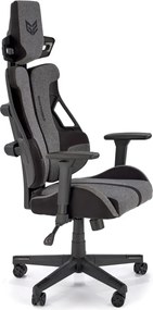 Fotel gamingowy NITRO 2 szary/czarny HALMAR