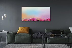 Zdjęcie na płótnie Kwiatki na Tle Nieba