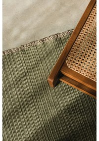 Bawełniany dywan tkany ręcznie w kolorze khaki 170x240 cm Handloom – Lorena Canals