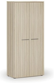 Szafa ubraniowa z wysuwem PRIMO WOOD, 800 x 420 x 1781 mm, dąb naturalny