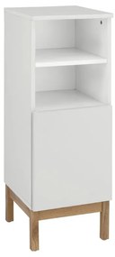 Biała niska szafka łazienkowa 30x86 cm Mirza – Støraa