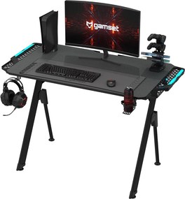 Biurko gamingowe z oświetleniem Gamset Falcon 1.0