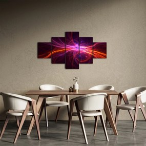 Obraz nowoczesnej abstrakcji (125x70 cm)