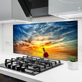 Panel nad blat kuchenny Artystyczna Wizualizacja Energii