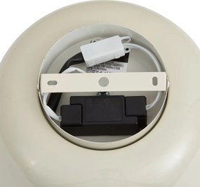 Lampa sufitowa retro beżowa z białym wnętrzem, z 3-stopniowym ściemnianiem LED - Vera