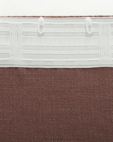 Zasłona BASIC na taśmie marszczącej 140x280cm wrzosowy brąz 1 szt.