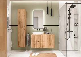 Klasyczny blat łazienkowy 60 cm złoty dąb G7-S20