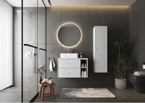 Biała Szafka pod Umywalkę 60cm 2 Szuflady Marco