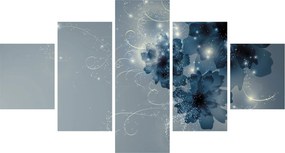 Obraz - Delikatne kwiaty (125x70 cm)