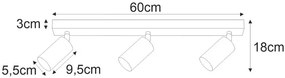 Czarna lampa w stylu loft - S891-Alekiv