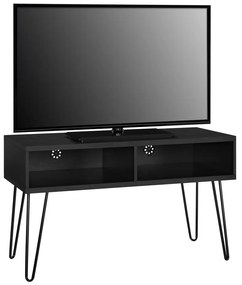 Ciemnoszara szafka pod TV w dekorze dębu 107x63 cm Owen – Støraa