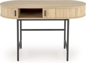 Biurko z owalnym blatem B51 Halmar