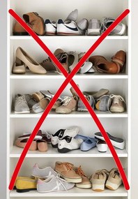 Organizer na buty, 4 sztuki w komplecie