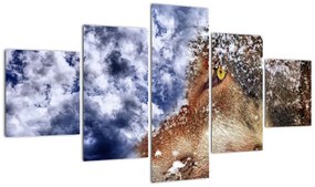 Obraz wilka (125x70 cm)