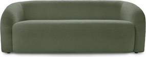 Zielona sofa z materiału bouclé 193 cm Elina – Bobochic Paris