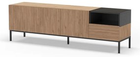 Szafka pod TV w naturalnym kolorze 180x55 cm Cailin – Marckeric