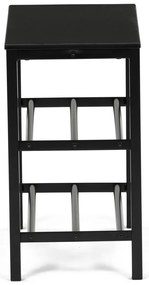 Szafka na buty 83168-42 BK, metal, czarna