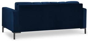 Ciemnoniebieska aksamitna sofa Cosmopolitan Design Bali