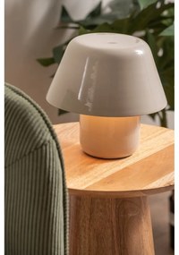 Szara lampa stołowa (wysokość 19 cm) Afan – Leitmotiv