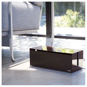 Czarno-brązowy pojemnik na ładowarki YAMAZAKI Web Cable Box