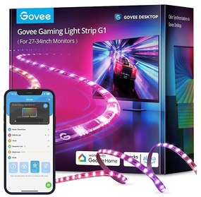 Govee - Dreamview G1 Inteligentne LED RGBIC oświetlenie monitora 27-34" Wi-Fi