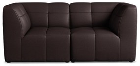 Ciemnofioletowa sofa z imitacji skóry 180 cm Aloha – Makamii