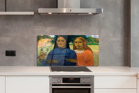 Panel nad Blat Kuchenny Dwie Kobiety - Paul Gauguin