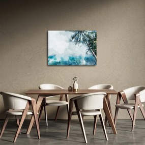 Obraz palmy nad morzem (70x50 cm)