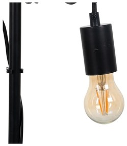 Czarno-naturalna lampa stołowa (wysokość 52 cm) – Ixia